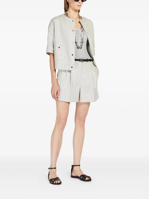 Max Mara short-sleeves jacket - Silver - zdjęcie produktu nr 2