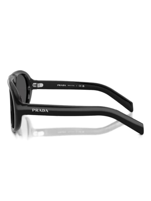 Prada Eyewear navigator-frame sunglasses - Black - zdjęcie produktu nr 2