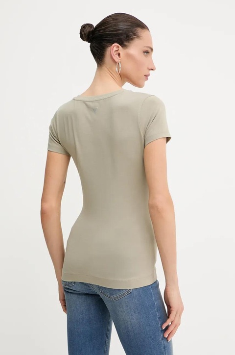 Guess t-shirt damski kolor zielony W5GI08 J1314 - zdjęcie produktu nr 2