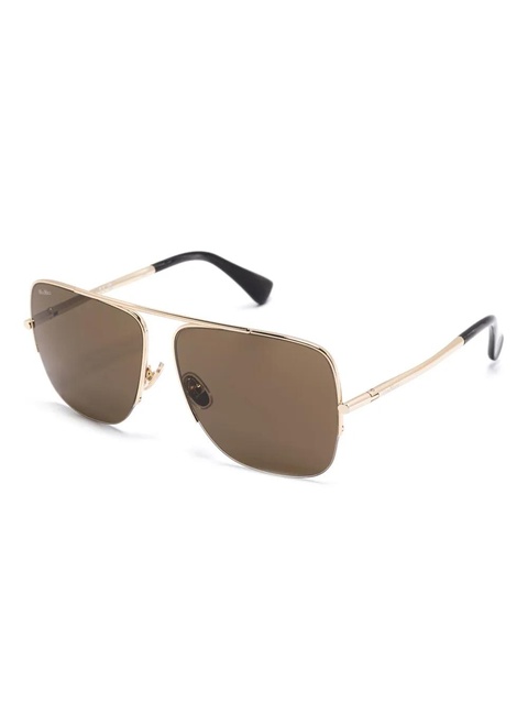 Max Mara Eyewear MM0121 sunglasses - Gold - zdjęcie produktu nr 2