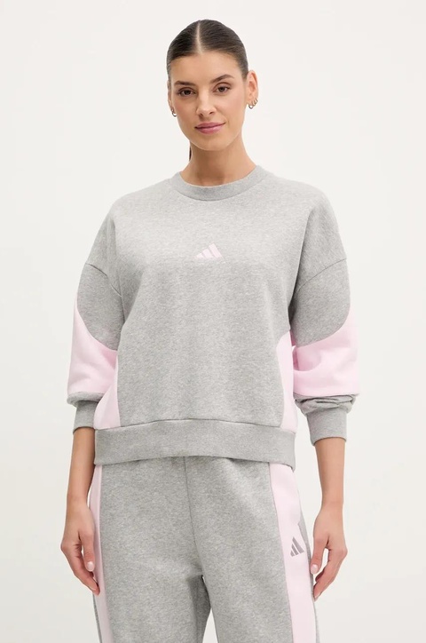 adidas dres LAZIDAY damski kolor szary JD2670 - zdjęcie produktu nr 2