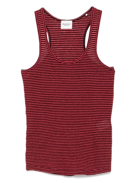 MARANT ÉTOILE striped sleeveless tank top - Red - zdjęcie produktu nr 1