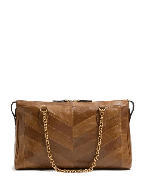 Valentino Garavani Panthea leather shoulder bag - Brown - zdjęcie produktu nr 1