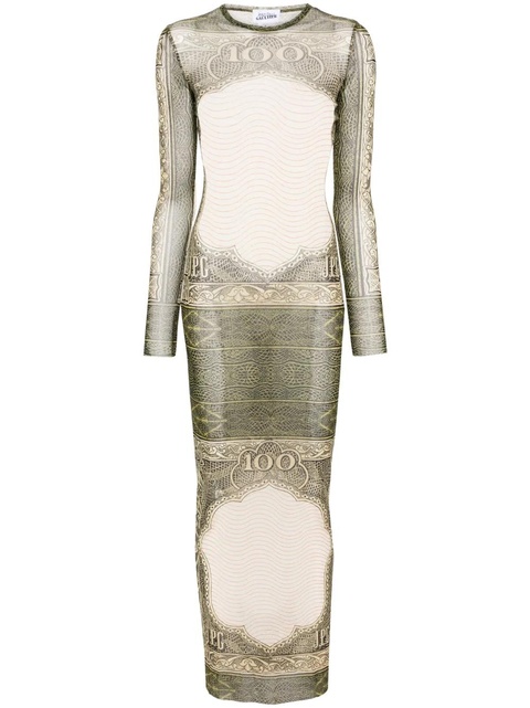 Jean Paul Gaultier Catrouche mesh maxi dress - White - zdjęcie produktu nr 1