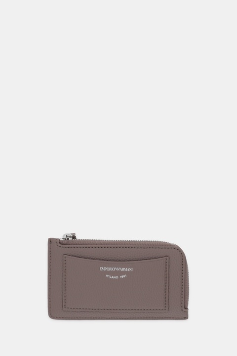 Emporio Armani portfel damski kolor brązowy EW000367 AF11953 - zdjęcie produktu nr 1