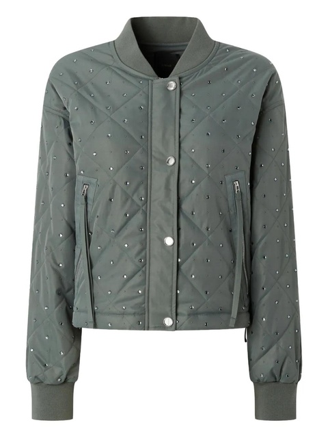 PINKO quilted embellished bomber jacket - Green - zdjęcie produktu nr 2