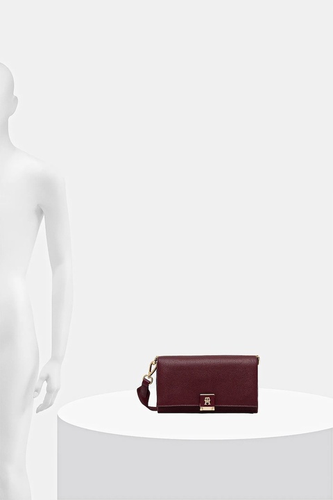 Tommy Hilfiger torebka kolor bordowy AW0AW17949 - zdjęcie produktu nr 2
