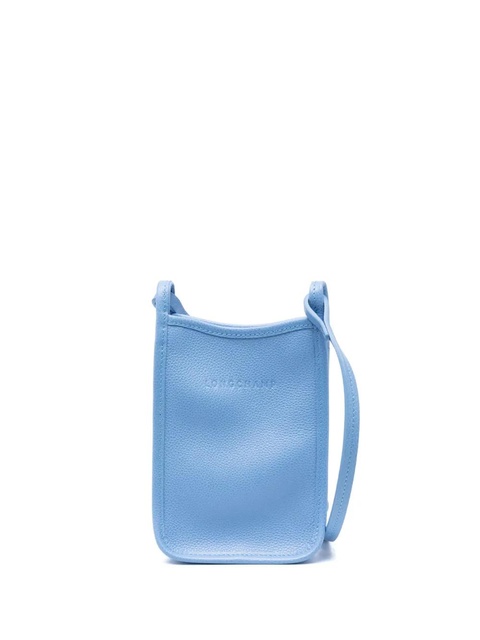 Longchamp Le Foulonné leather mini bag - Blue - zdjęcie produktu nr 2