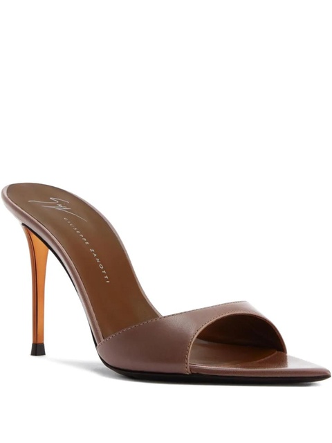 Giuseppe Zanotti 90mm Intriigo heeled sandals - Brown - zdjęcie produktu nr 1