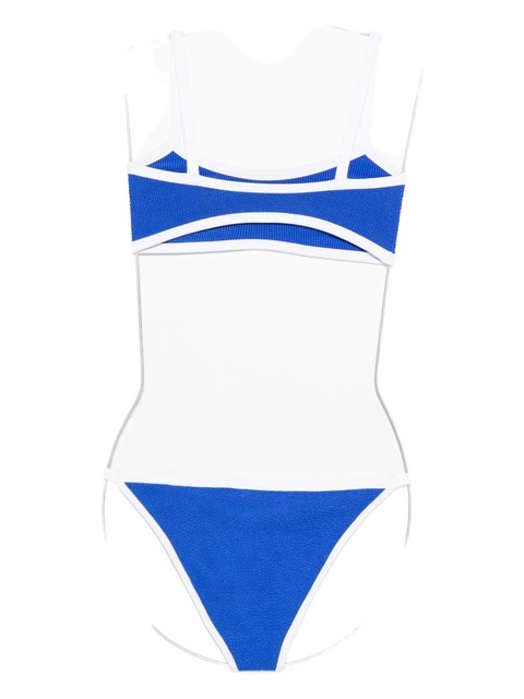 Hunza G Tyler contrast-trim bikini - Blue - zdjęcie produktu nr 1