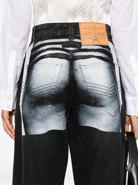 Jean Paul Gaultier Body Marinière-print jeans - Black - zdjęcie produktu nr 2