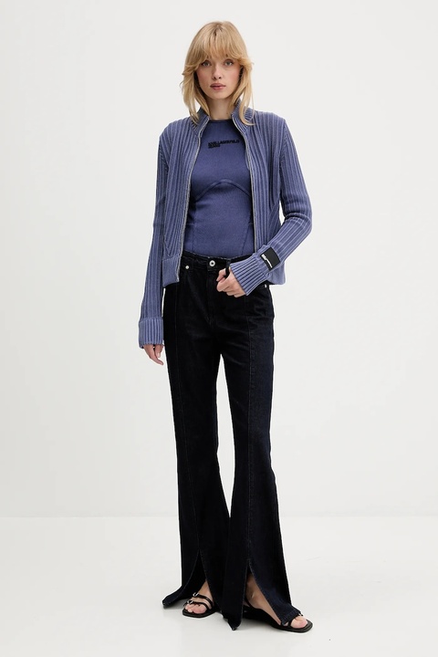 Karl Lagerfeld Jeans jeansy damskie high waist A4W10023 - zdjęcie produktu nr 2