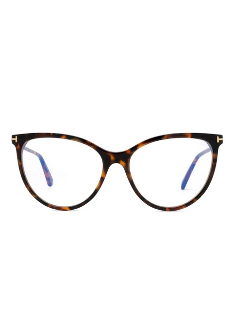 TOM FORD Eyewear tortoiseshell cat-eye glasses - Brown - zdjęcie produktu nr 2