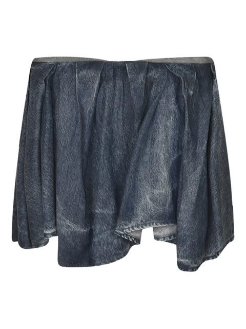 Diesel De-Ria-Fsg denim mini skirt - Blue - zdjęcie produktu nr 2