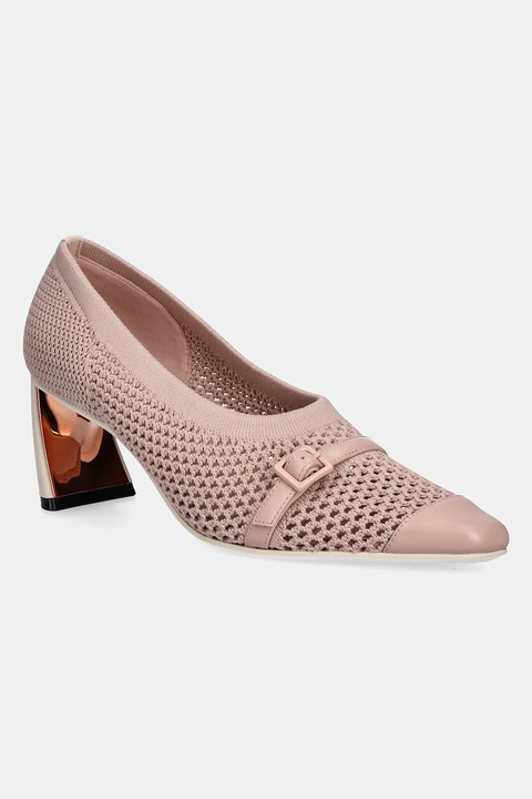 United Nude czółenka Zuma Pump Mid kolor różowy na słupku 10927861129 - zdjęcie produktu nr 1