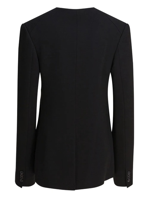 KHAITE button-front tailored jacket - Black - zdjęcie produktu nr 1