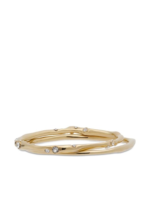 DRIES VAN NOTEN rhinestone-embellished cuff bracelets - Gold - zdjęcie produktu nr 1