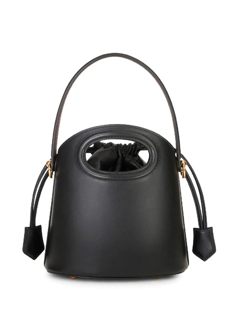 ETRO mini Saturno leather bucket bag - Black - zdjęcie produktu nr 2