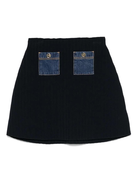 SANDRO high-waisted skirt - Blue - zdjęcie produktu nr 1