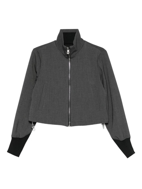 PINKO cropped bomber jacket - Grey - zdjęcie produktu nr 1