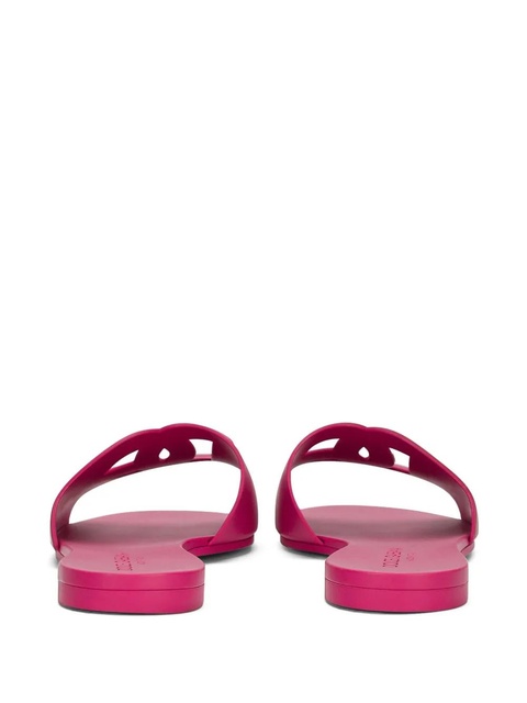 Dolce & Gabbana Bianca DG-logo slides - Pink - zdjęcie produktu nr 1