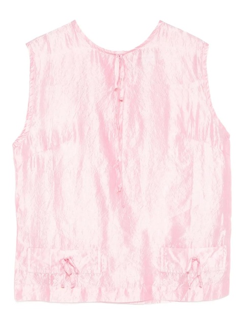 Gimaguas Twiggy ribbon-detail top - Pink - zdjęcie produktu nr 1