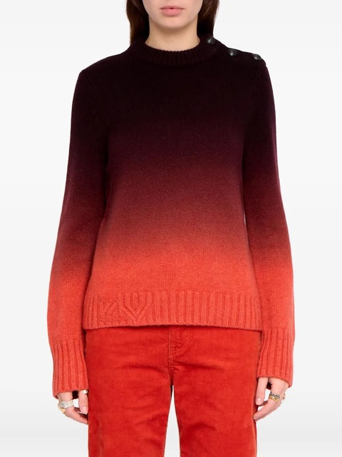 Zadig&Voltaire Malty button sweater - Red - zdjęcie produktu nr 2