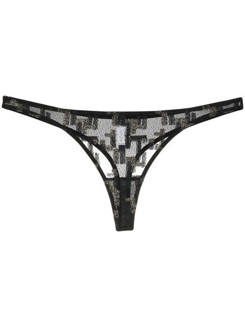ERES semi-sheer design tong - Black - zdjęcie produktu nr 1