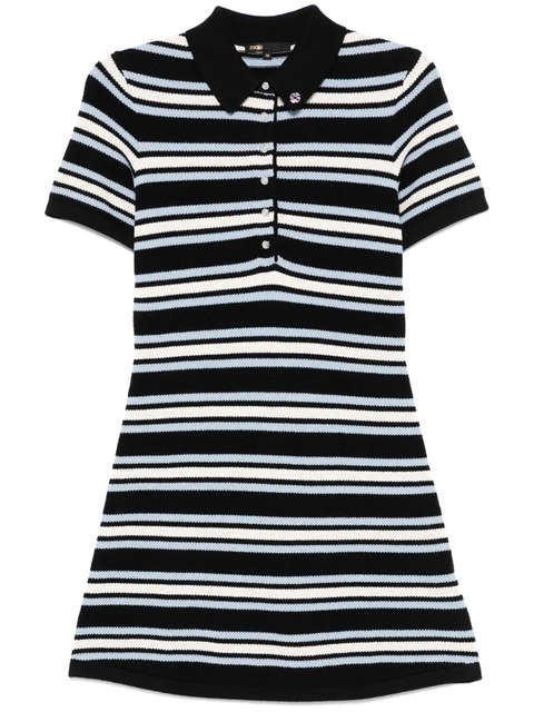 Maje striped mini dress - Black - zdjęcie produktu nr 1