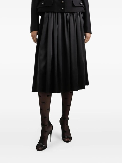 Dolce & Gabbana DNA pleated midi skirt - Black - zdjęcie produktu nr 2