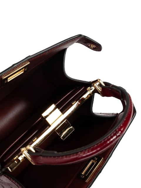 FENDI Peekaboo ISeeU Petite tote bag - Red - zdjęcie produktu nr 2