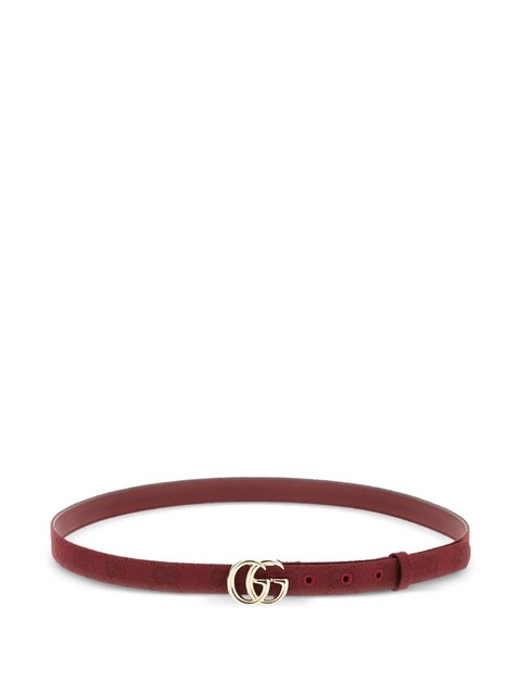 Gucci GG Marmont skinny belt - Red - zdjęcie produktu nr 1