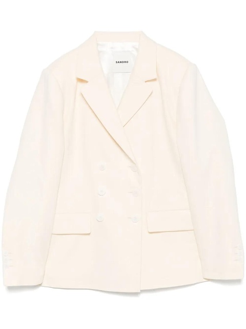SANDRO double-breasted blazer - Neutrals - zdjęcie produktu nr 1