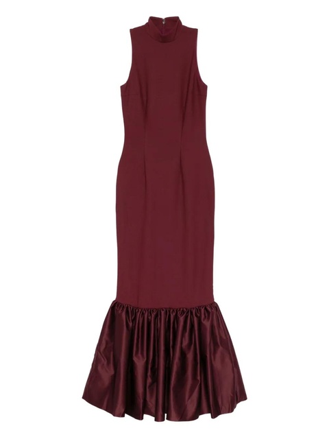 ROTATE BIRGER CHRISTENSEN ruffled-hem maxi dress - Red - zdjęcie produktu nr 1