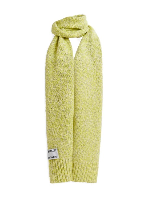 Essentiel Antwerp melange-effect knit scarf - Green - zdjęcie produktu nr 1