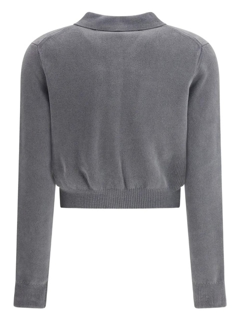 Alexander Wang cropped cardigan - Grey - zdjęcie produktu nr 1