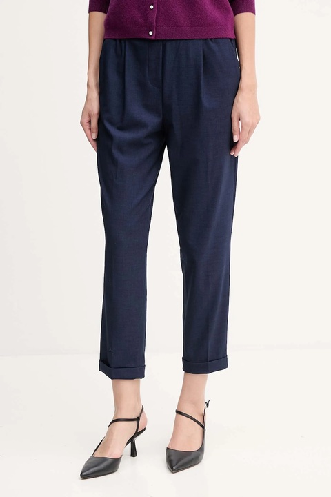 United Colors of Benetton spodnie damskie kolor granatowy 4962DF079 - zdjęcie produktu nr 1