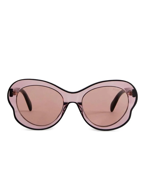 PUCCI sculptural round-frame sunglasses - Pink - zdjęcie produktu nr 1