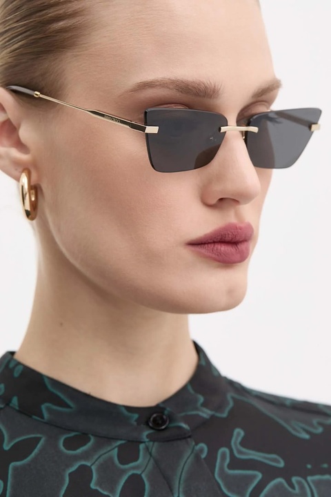 Jimmy Choo okulary przeciwsłoneczne damskie kolor czarny 0JC4012 - zdjęcie produktu nr 1