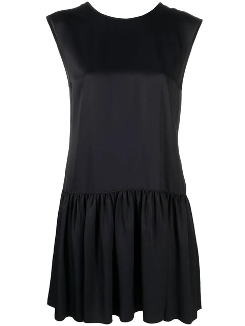 Lanvin round-neck sleeveless minidress - Black - zdjęcie produktu nr 1