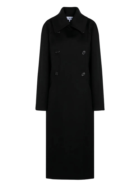 LOEWE double-breasted wool coat - White - zdjęcie produktu nr 1