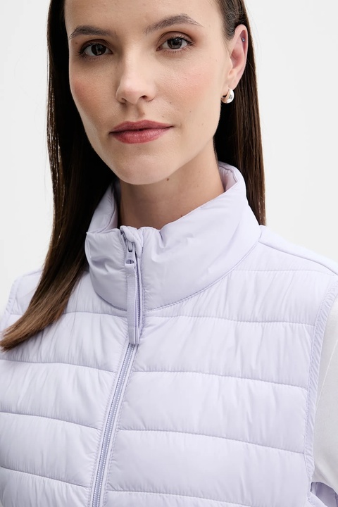 United Colors of Benetton bezrękawnik damski kolor fioletowy przejściowy 2TWDDJ00V - zdjęcie produktu nr 2