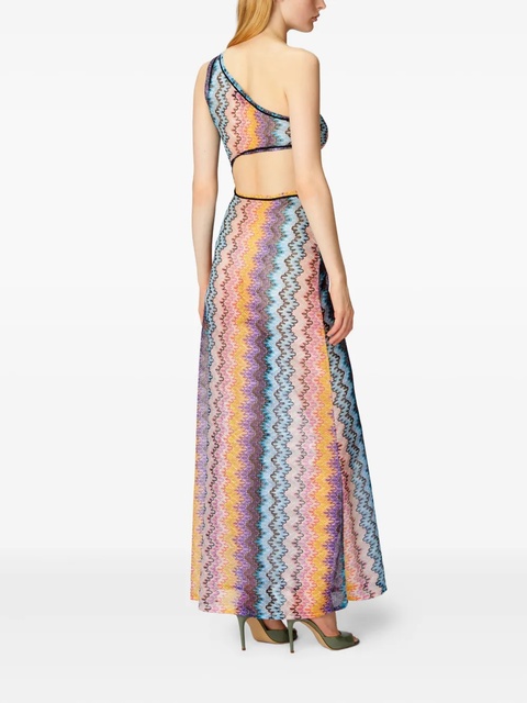 Missoni zigzag-pattern dress - Blue - zdjęcie produktu nr 2