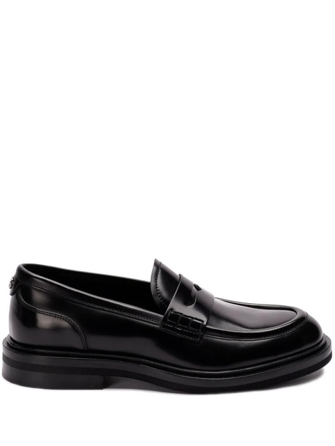 Dolce & Gabbana D&G leather loafers - Black - zdjęcie produktu nr 1