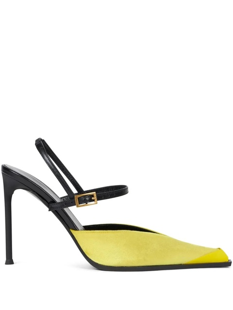 ETRO velvet buckled pumps - Yellow - zdjęcie produktu nr 1