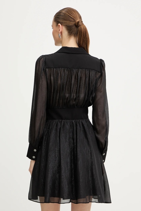Morgan sukienka kolor czarny mini rozkloszowana ROPLAM - zdjęcie produktu nr 2