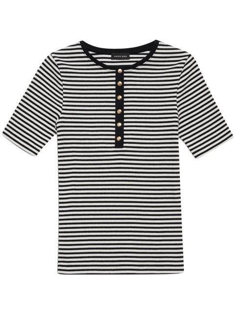 ANINE BING Alessia T-shirt - Black - zdjęcie produktu nr 1