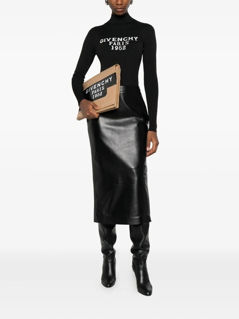 Givenchy high-neck logo bodysuit - Black - zdjęcie produktu nr 2