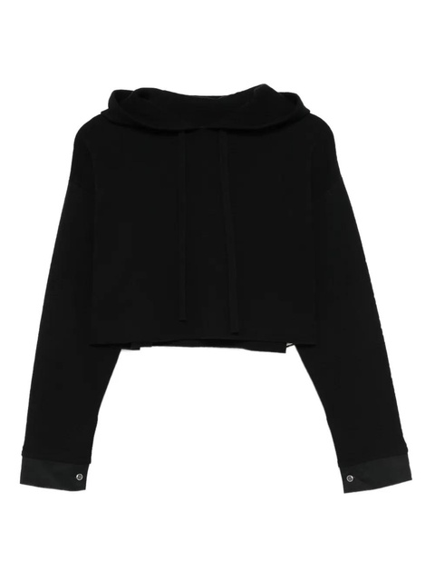 3.1 Phillip Lim knitted hoodie - Black - zdjęcie produktu nr 2