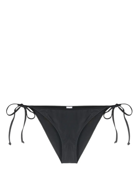 GANNI logo-print bikini bottom - Black - zdjęcie produktu nr 1